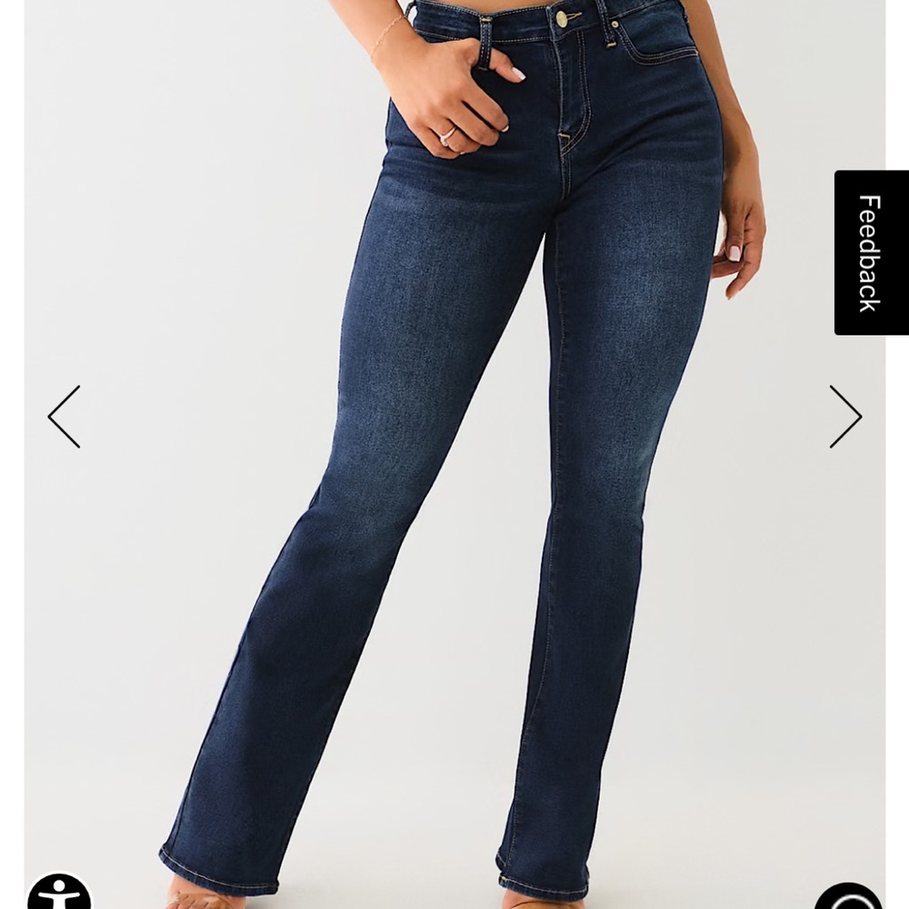 Becca Mid Rise Single Needle Jeans - Picture 3 of 3
